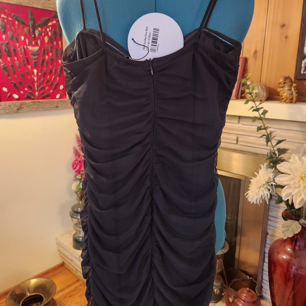 🔥 GOING FAST: Princess Polly Black Ruched Maxi Dress - NWT 🔥 - Picture 5 of 7